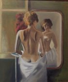 Desnudo delante del espejo